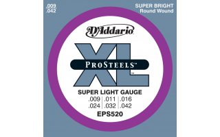 Imagenes de DAddario EPS 520 ProSteel Super Light [09-42]